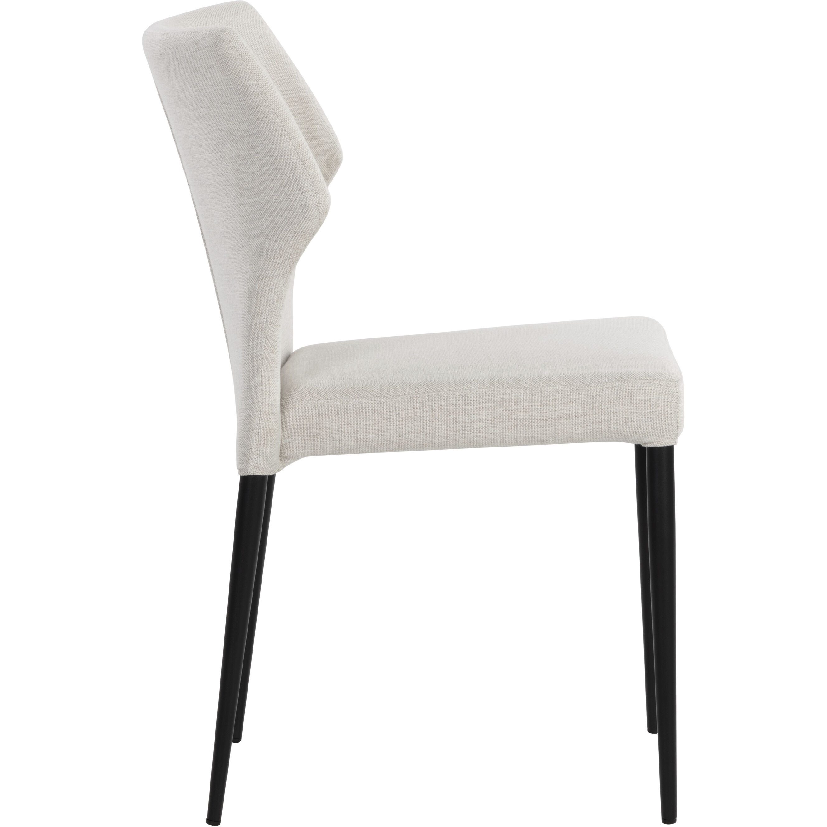 James City Beige Stackable Dining Chair, Set Of 2